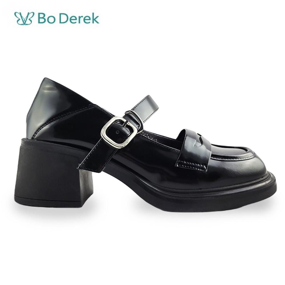 bo-derek-知性優雅一字帶瑪莉珍鞋-黑