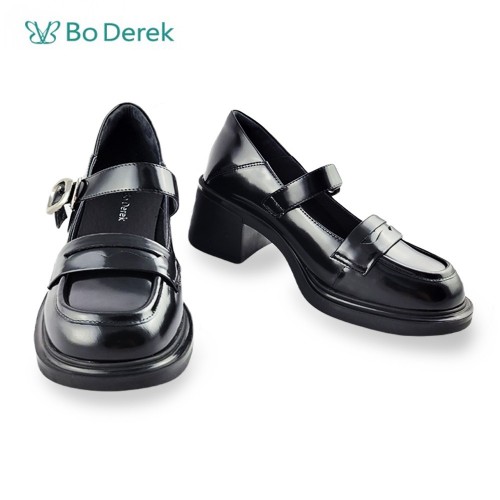 bo-derek-知性優雅一字帶瑪莉珍鞋-黑