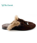 Bo Derek可愛復古毛絨平底包鞋-咖啡