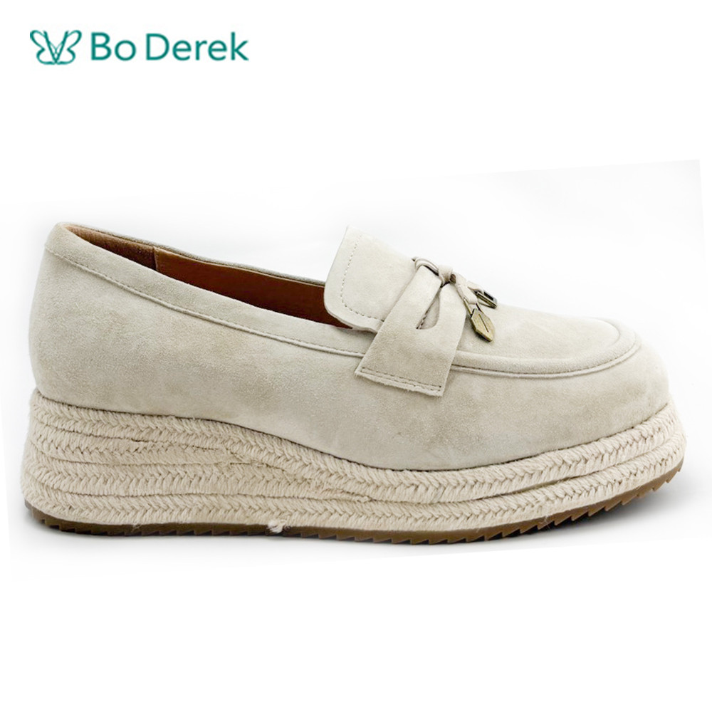 Bo Derek復古暈染中台包鞋-杏