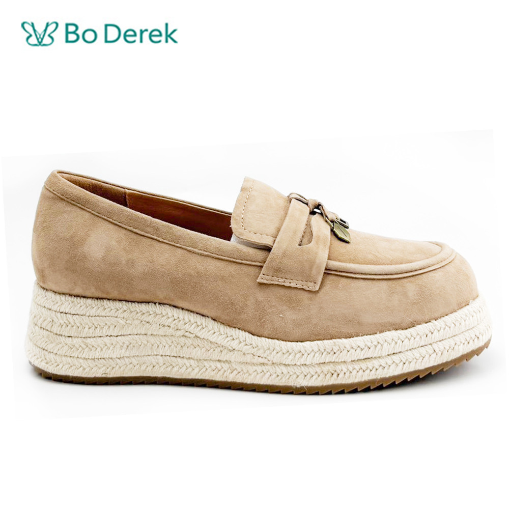 Bo Derek復古暈染中台包鞋-駝色