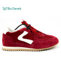 Bo Derek雙色綁帶V型休閒鞋-紅