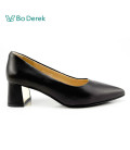 Bo Derek低調純色尖頭方根包鞋-黑