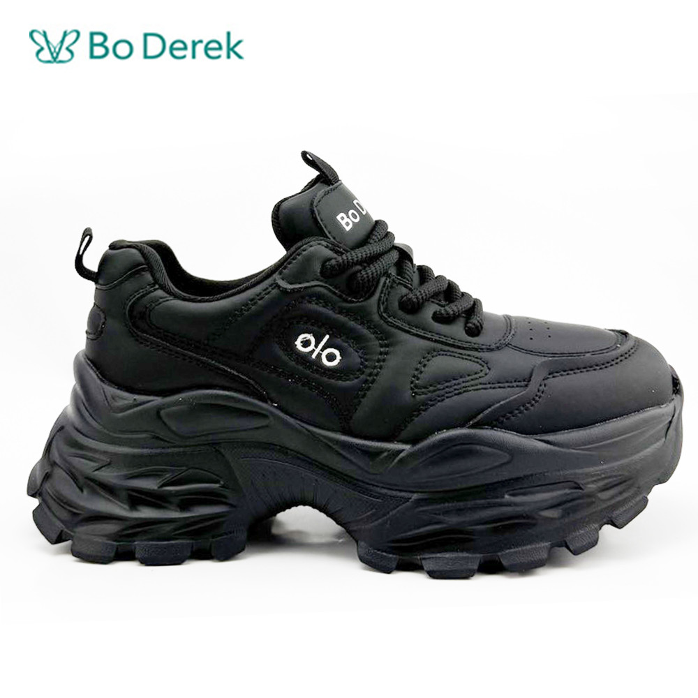 Bo Derek素雅低調增老爹鞋-黑