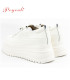 POYOULI素雅日常小標籤增高休閒鞋-杏